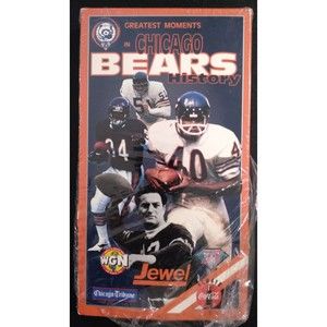 1994 NFL Films Greatest Moments in Chicago Bears History VHS Cassette